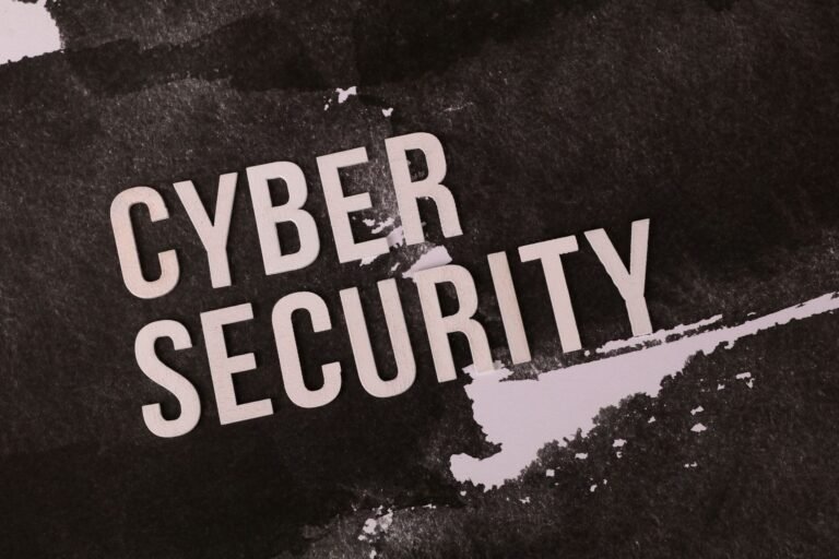 Cyber security concept shown on grunge-style background highlights the importance of digital protection.